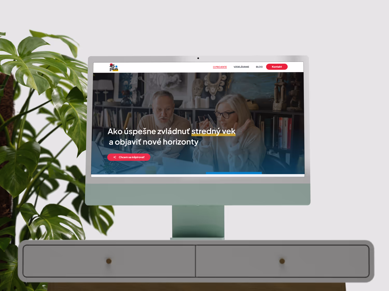 Titulná fotka projektu Web pre projekt 45plus